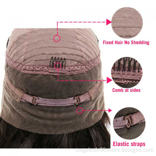 Wholesale Price Sale 360 Lace Frontal With Bundles Brazilian 360 Human Hair Lace Frontal Closure Wig